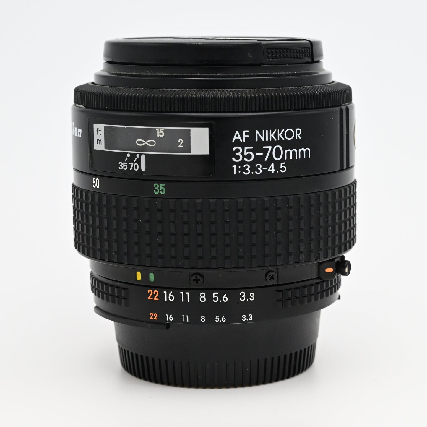 Nikon AF NIKKOR 35-70mm f/3.3-4.5 Zoom Lens + Caps & 1A Filter - Tested EXC