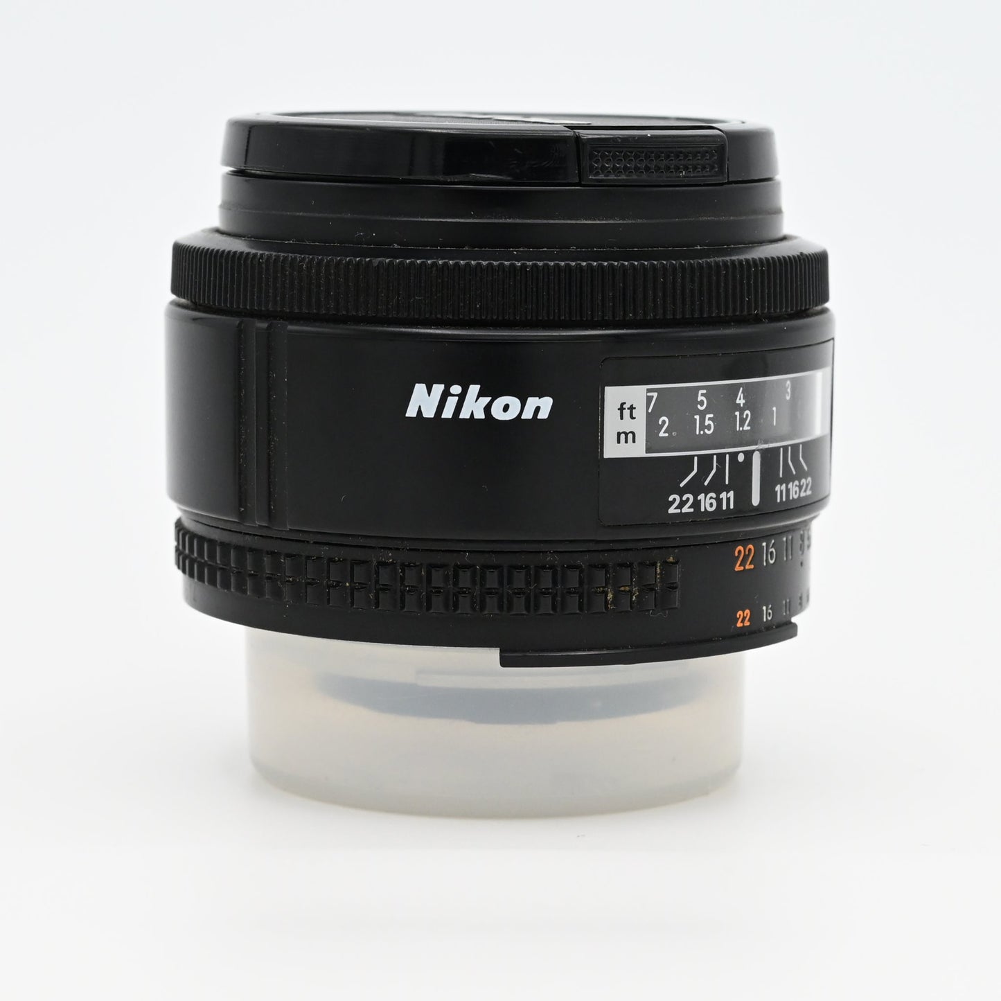 Nikon AF Nikkor 50mm f/1.8 Prime Lens Excellent + Caps & Skylight Filter