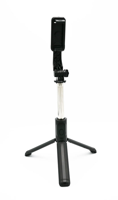 40-Inch Extendable Floor Stand Selfie Stick Tripod with Wireless Bluetooth Remote
