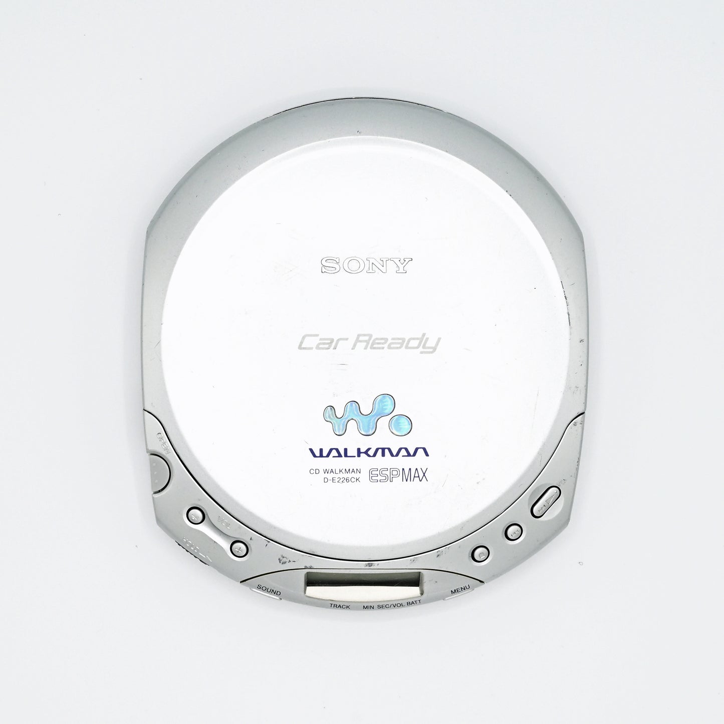 Sony CD Walkman D-E226CK w/ Sony CPA-11 Cassette Adapter Tested Works