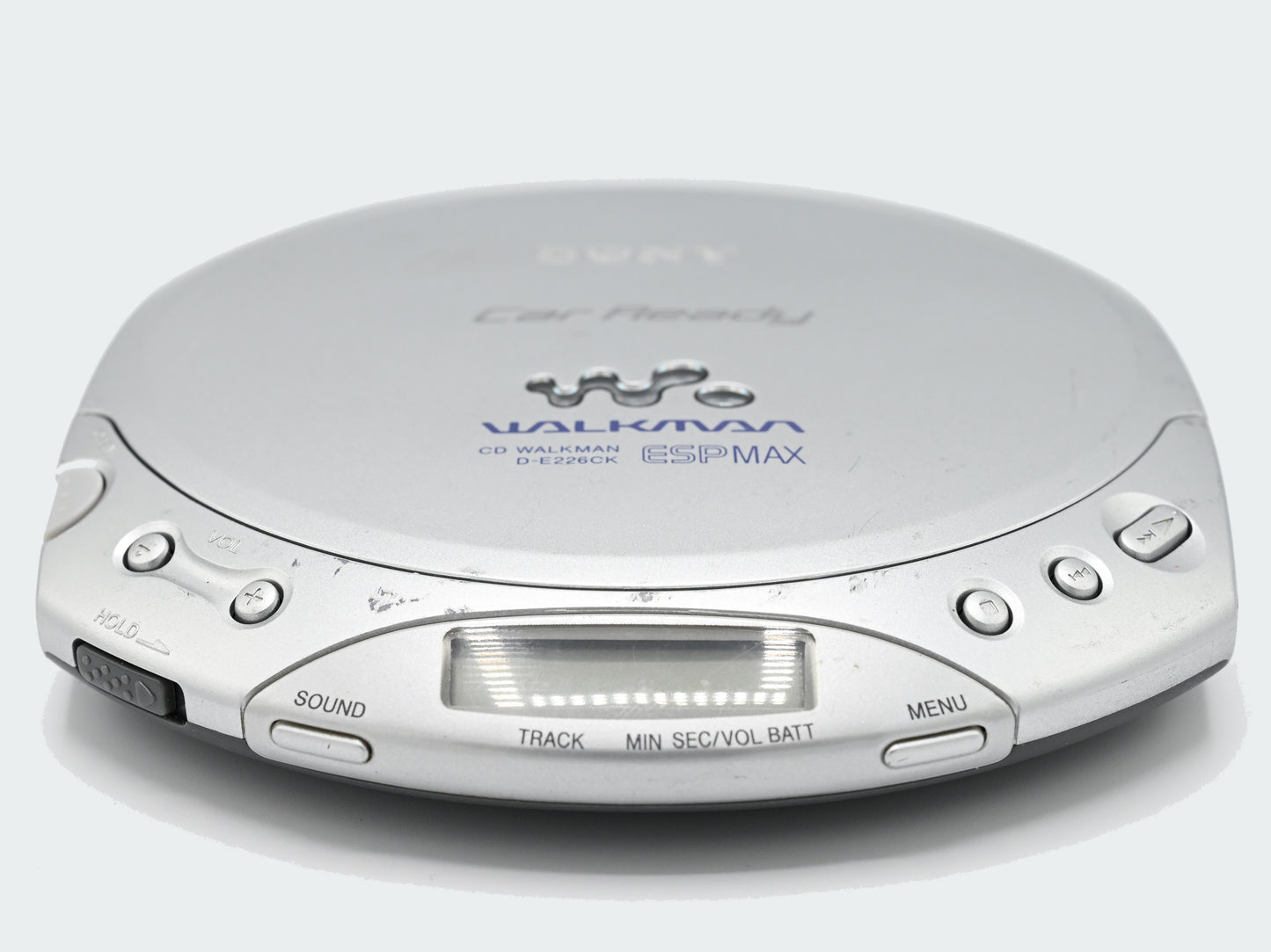 Sony CD Walkman D-E226CK w/ Sony CPA-11 Cassette Adapter Tested Works