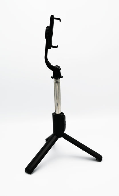 40-Inch Extendable Floor Stand Selfie Stick Tripod with Wireless Bluetooth Remote
