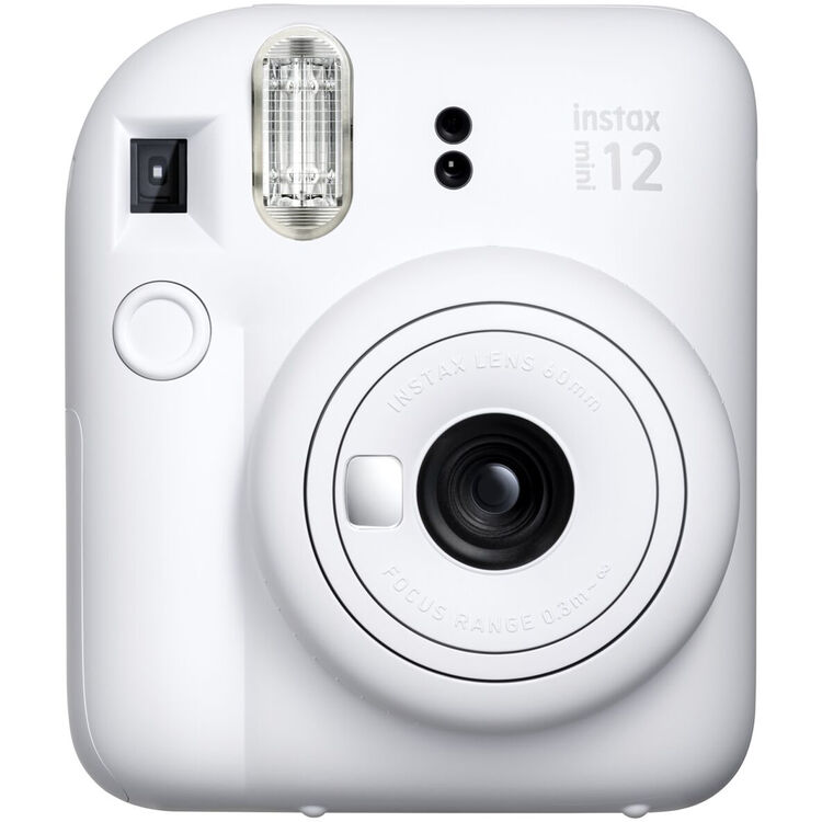Fujifilm Instax Mini 12 Camera - Clay White Deluxe Package