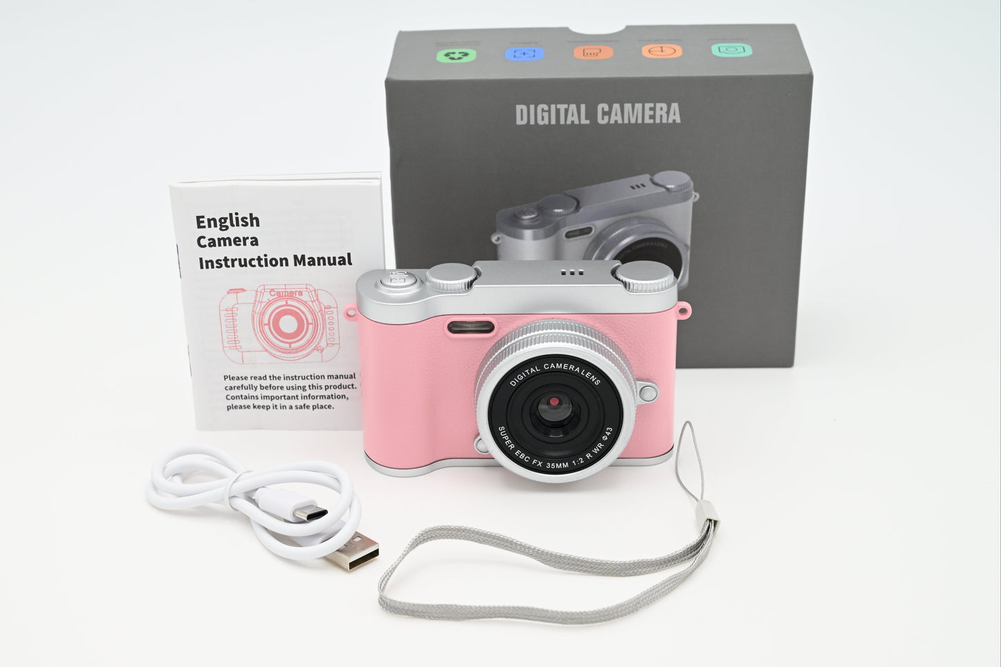 Compact Digital Camera - 48 megapixel - Bright Pink