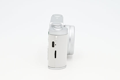 Compact 48MP Digital Camera White Point & Shoot 1080P w/ Case USB Rechargeable