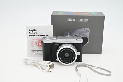 Compact Digital Camera - 48 megapixel - Black - Free Case