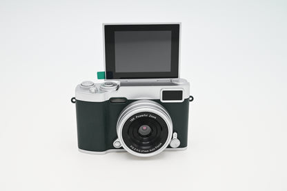 Compact Digital Camera with a 2.4-Inch Flip Screen -Green