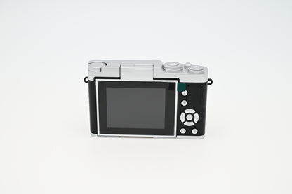 Compact Digital Camera with a 2.4-Inch Flip Screen -Black - Free Case
