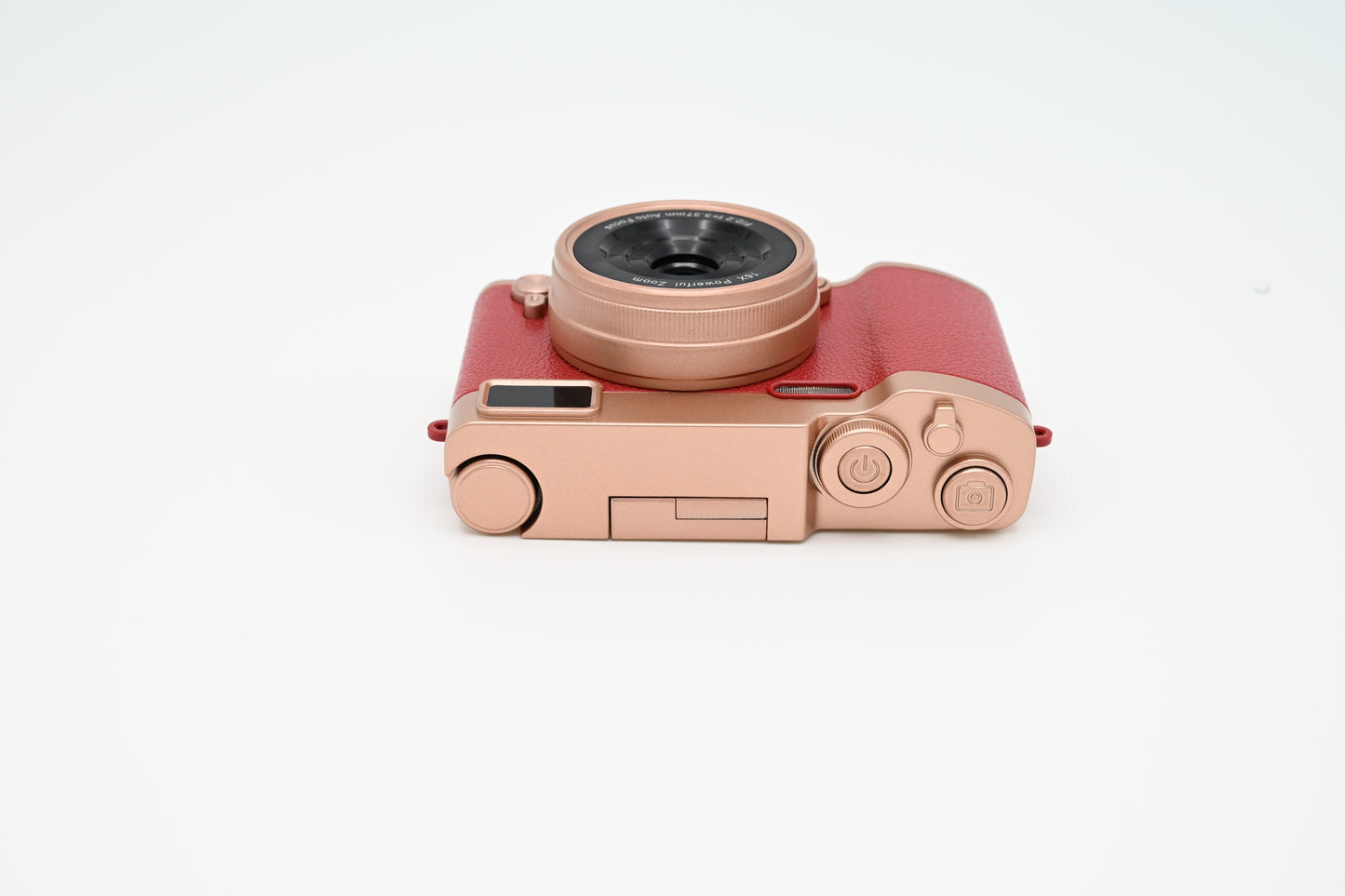 Compact Digital Camera with a 2.4-Inch Flip Screen -Red