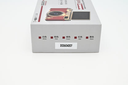 Compact Digital Camera with a 2.4-Inch Flip Screen -Red