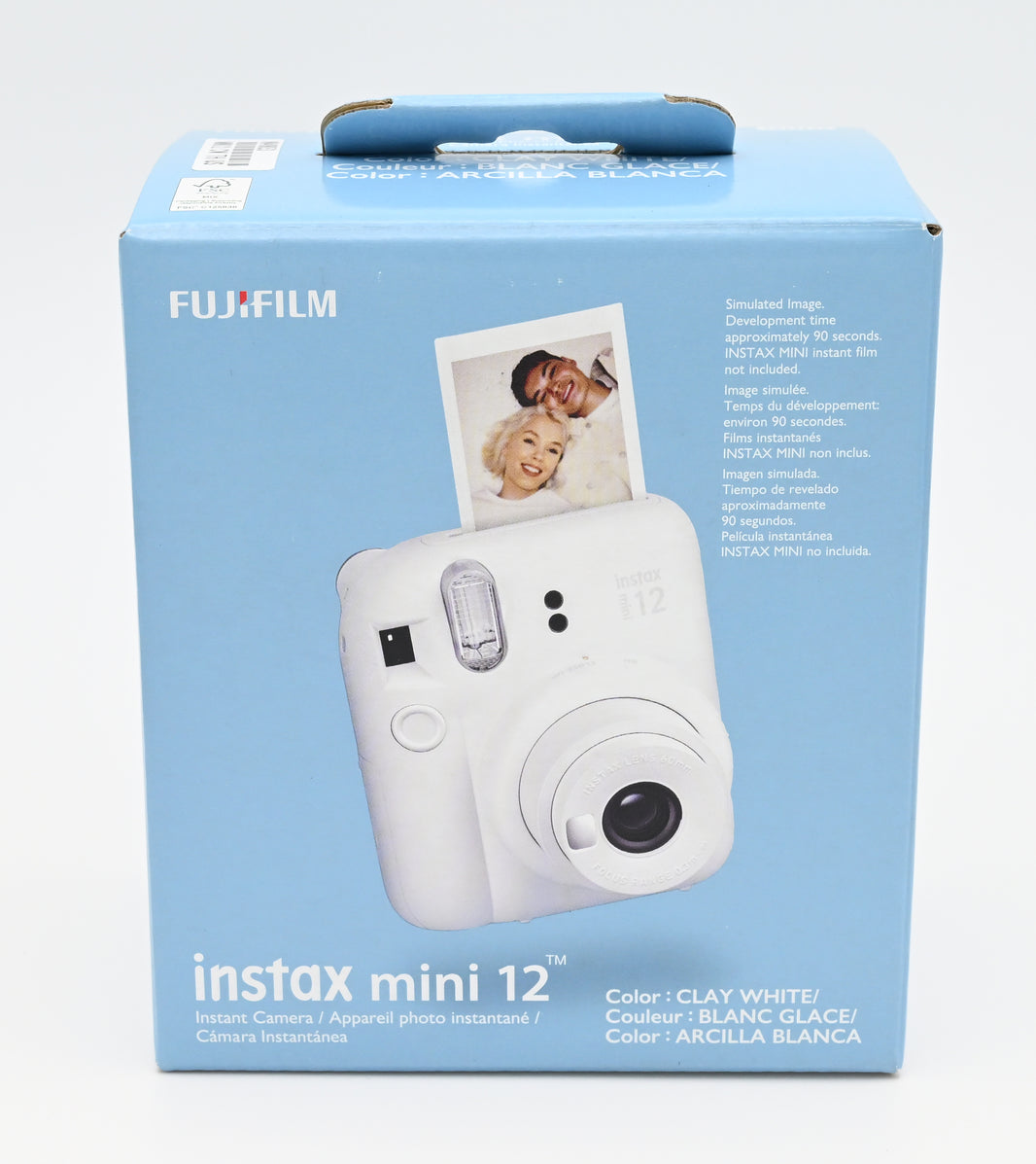 Fujifilm Instax Mini 12 Camera - Clay White Deluxe Package